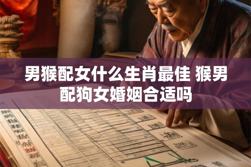 男猴配女什么生肖最佳 猴男配狗女婚姻合适吗