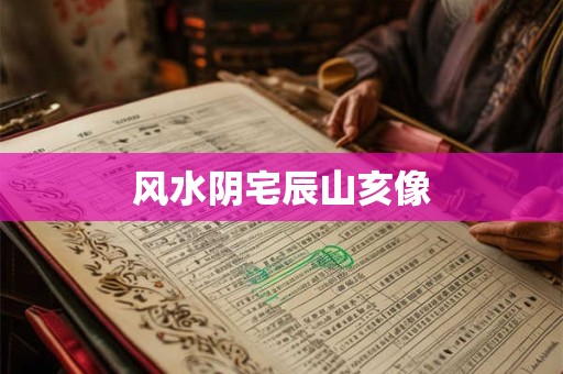 风水阴宅辰山亥像
