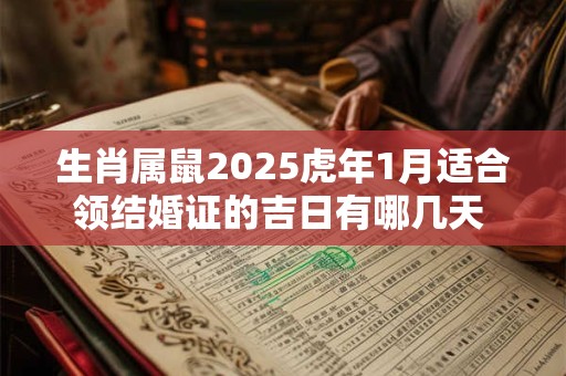 生肖属鼠2025虎年1月适合领结婚证的吉日有哪几天 登记佳期
