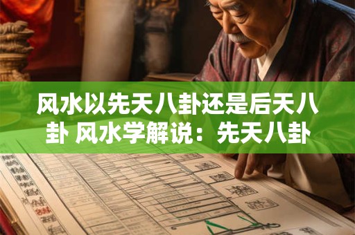 风水以先天八卦还是后天八卦 风水学解说：先天八卦如何反映天道