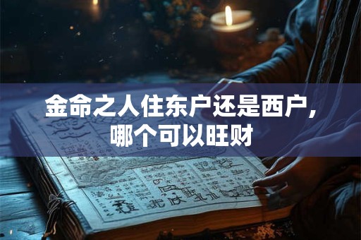 金命之人住东户还是西户,哪个可以旺财
