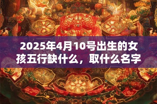 2025年4月10号出生的女孩五行缺什么，取什么名字好