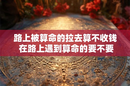 路上被算命的拉去算不收钱 在路上遇到算命的要不要报警