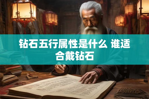 钻石五行属性是什么 谁适合戴钻石
