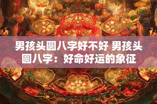 男孩头圆八字好不好 男孩头圆八字：好命好运的象征