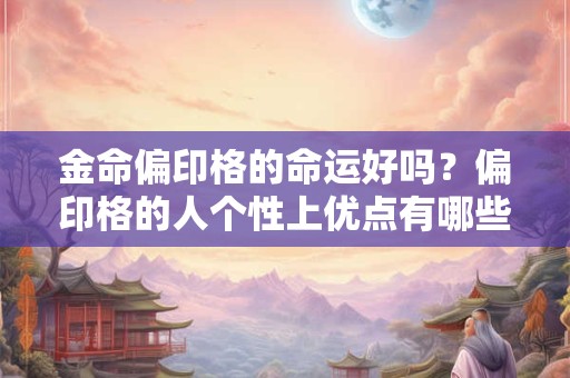 金命偏印格的命运好吗？偏印格的人个性上优点有哪些？