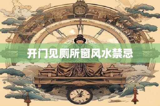 开门见厕所窗风水禁忌