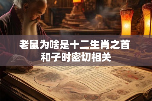老鼠为啥是十二生肖之首 和子时密切相关