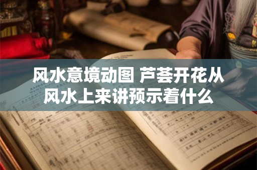 风水意境动图 芦荟开花从风水上来讲预示着什么