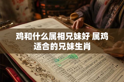 鸡和什么属相兄妹好 属鸡适合的兄妹生肖