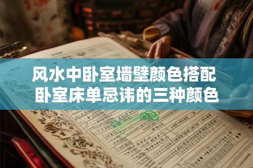 风水中卧室墙壁颜色搭配 卧室床单忌讳的三种颜色