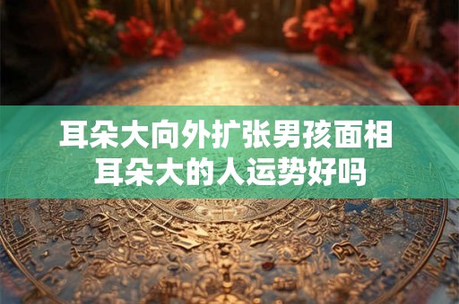 耳朵大向外扩张男孩面相 耳朵大的人运势好吗