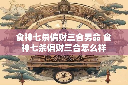 食神七杀偏财三合男命 食神七杀偏财三合怎么样