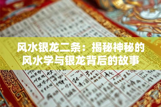 风水银龙二条：揭秘神秘的风水学与银龙背后的故事