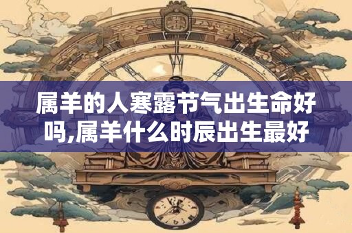 属羊的人寒露节气出生命好吗,属羊什么时辰出生最好？