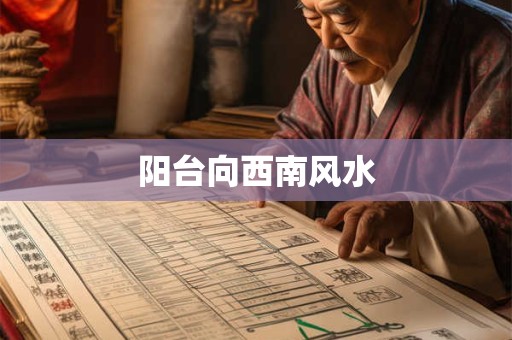 阳台向西南风水