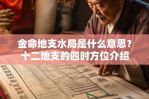 金命地支水局是什么意思？十二地支的四时方位介绍