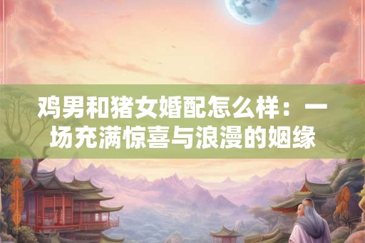 鸡男和猪女婚配怎么样：一场充满惊喜与浪漫的姻缘