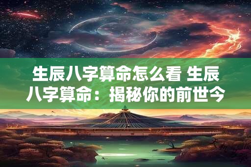 生辰八字算命怎么看 生辰八字算命：揭秘你的前世今生