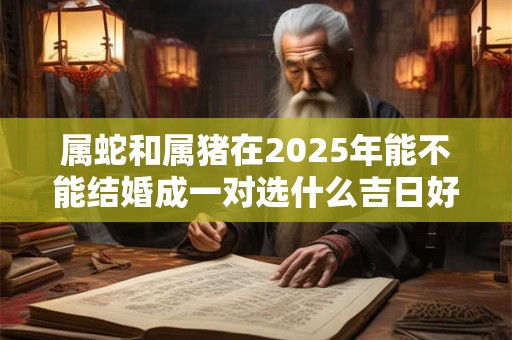 属蛇和属猪在2025年能不能结婚成一对选什么吉日好？