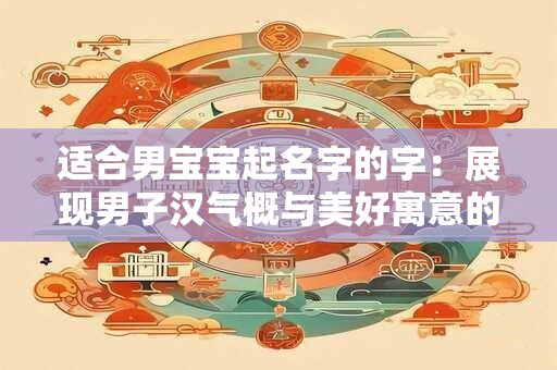 适合男宝宝起名字的字：展现男子汉气概与美好寓意的完美结合