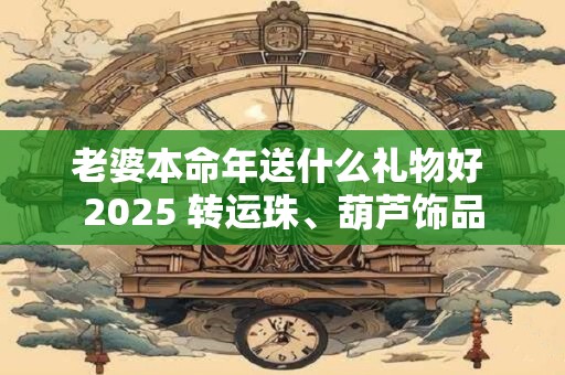 老婆本命年送什么礼物好 2025 转运珠、葫芦饰品