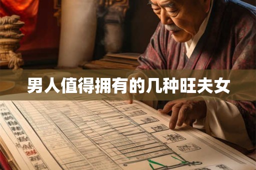 男人值得拥有的几种旺夫女