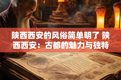 陕西西安的风俗简单明了 陕西西安：古都的魅力与独特风俗