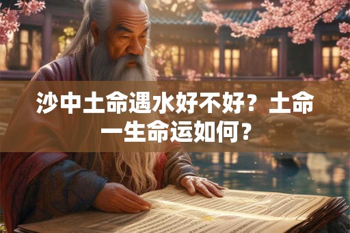 沙中土命遇水好不好?土命一生命运如何? 沙中土命遇水好不好?土命一生命运如何?