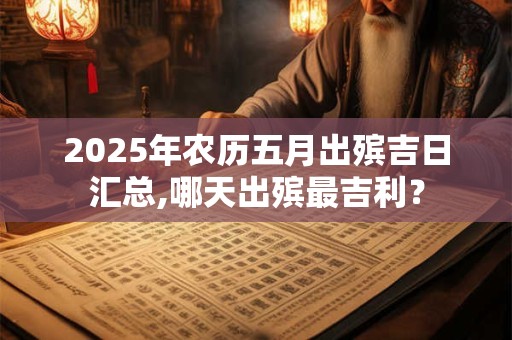 2025年农历五月出殡吉日汇总,哪天出殡最吉利？