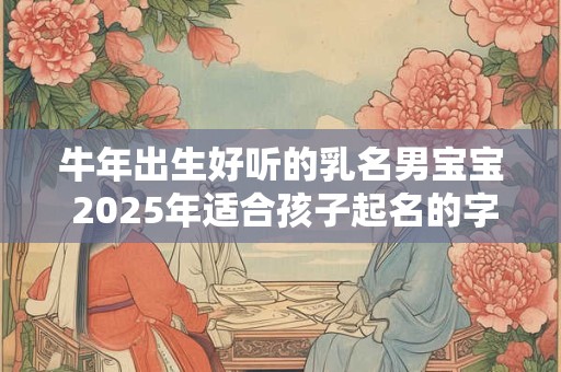 牛年出生好听的乳名男宝宝 2025年适合孩子起名的字眼