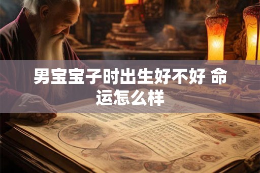 男宝宝子时出生好不好 命运怎么样