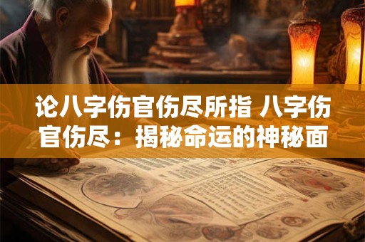论八字伤官伤尽所指 八字伤官伤尽：揭秘命运的神秘面纱
