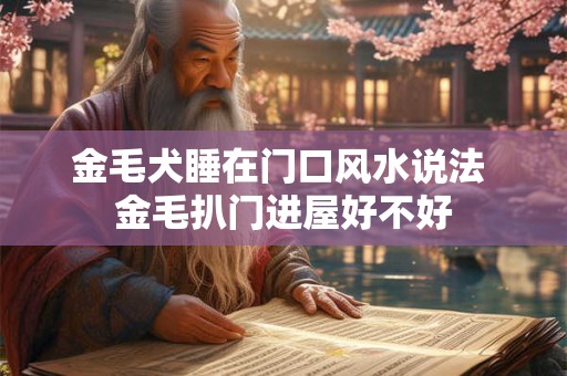 金毛犬睡在门口风水说法 金毛扒门进屋好不好