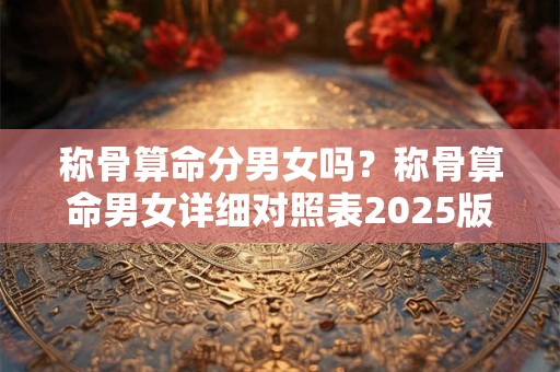 称骨算命分男女吗？称骨算命男女详细对照表2025版本