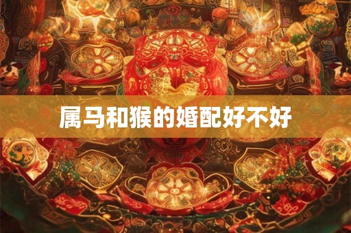 属马和猴的婚配好不好