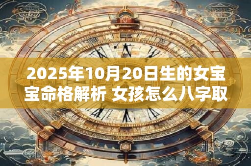 2025年10月20日生的女宝宝命格解析 女孩怎么八字取名