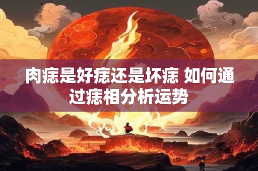 肉痣是好痣还是坏痣 如何通过痣相分析运势
