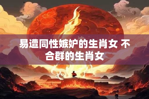 易遭同性嫉妒的生肖女 不合群的生肖女