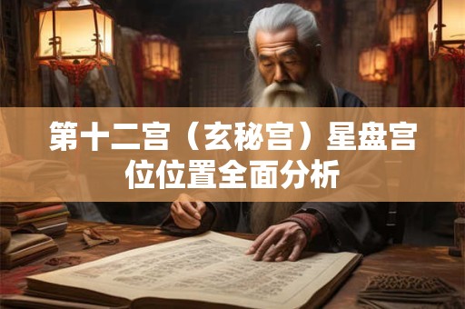 第十二宫（玄秘宫）星盘宫位位置全面分析