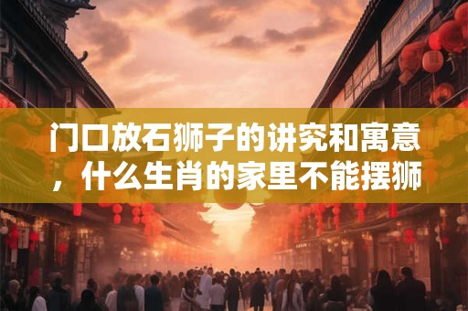 门口放石狮子的讲究和寓意，什么生肖的家里不能摆狮子？