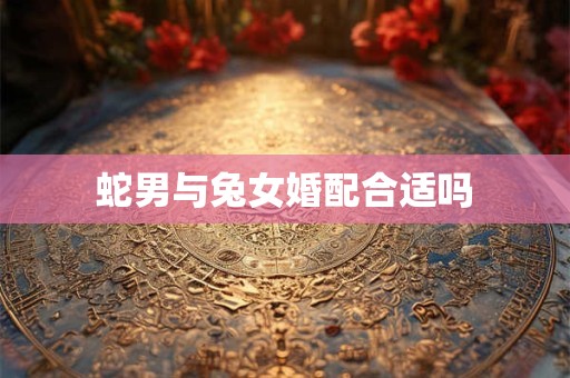 蛇男与兔女婚配合适吗