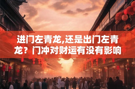 进门左青龙,还是出门左青龙?门冲对财运有没有影响? 进门左青龙,还是出门左青龙?门冲对财运有没有影响?