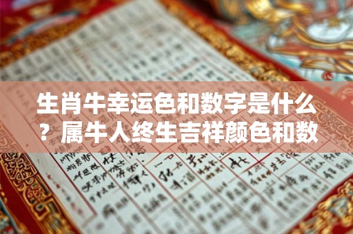 生肖牛幸运色和数字是什么？属牛人终生吉祥颜色和数字查询