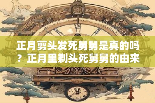正月剪头发死舅舅是真的吗？正月里剃头死舅舅的由来