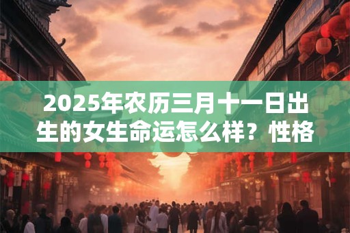 2025年农历三月十一日出生的女生命运怎么样？性格怎么样？
