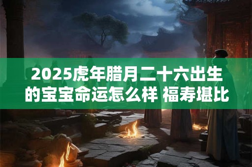 2025虎年腊月二十六出生的宝宝命运怎么样 福寿堪比南山