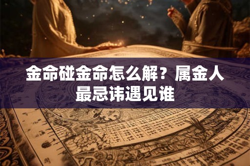 金命碰金命怎么解？属金人最忌讳遇见谁