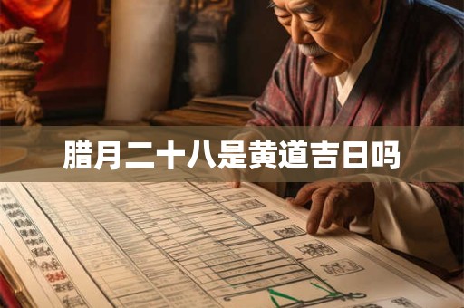 腊月二十八是黄道吉日吗