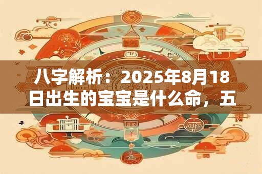 八字解析：2025年8月18日出生的宝宝是什么命，五行缺什么